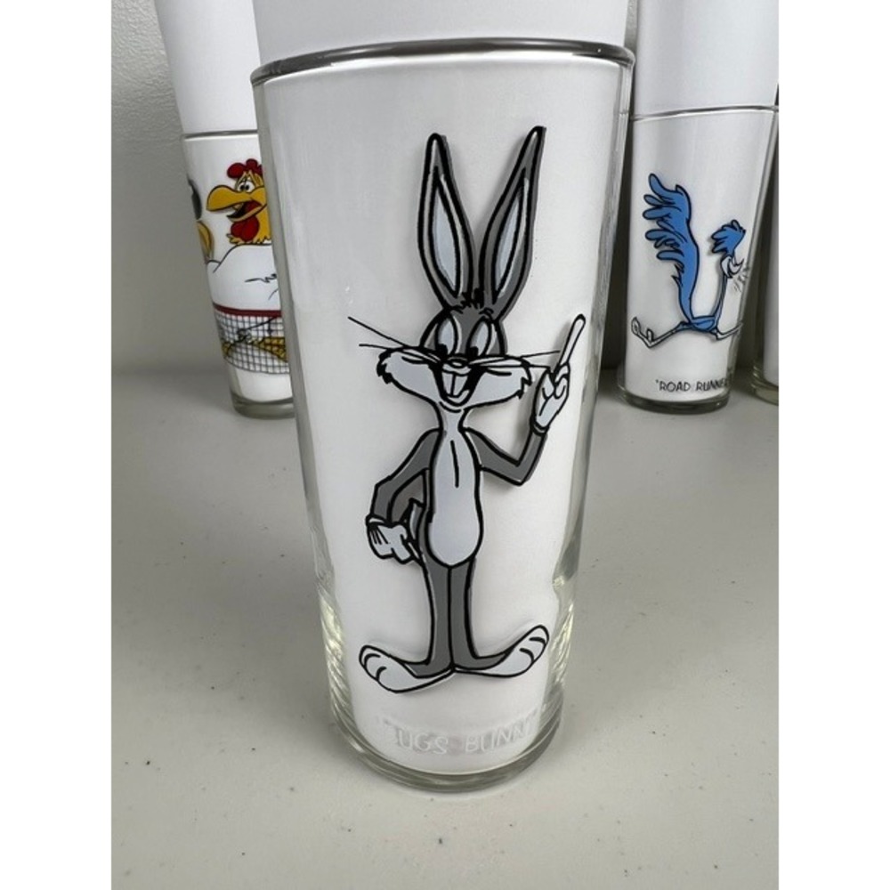 Vintage 1973-1976 Pepsi Looney Tunes Collector Series Glasses Set of 8 WB - Picture 2 of 16